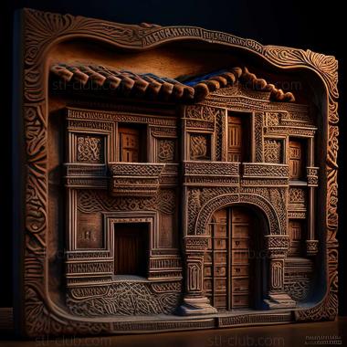 3D model San Cristbal de las Casas in Mexico (STL)